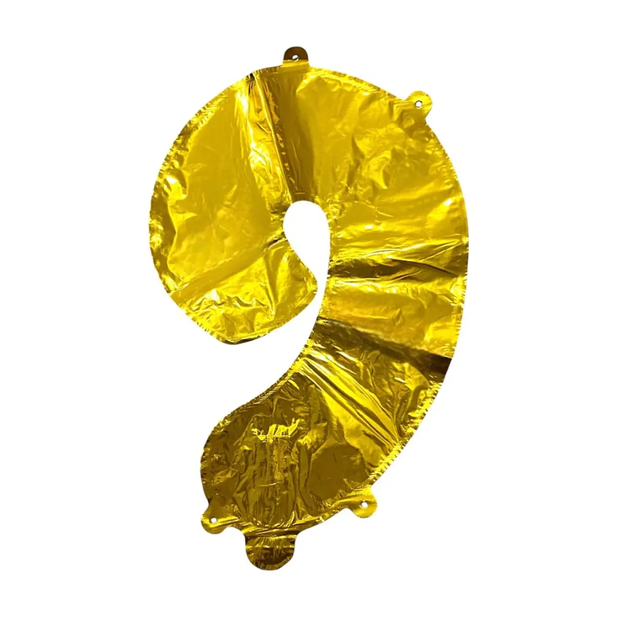 Globo dorado Número 9 Balloon (32 pulgadas) - Thumbnail 2