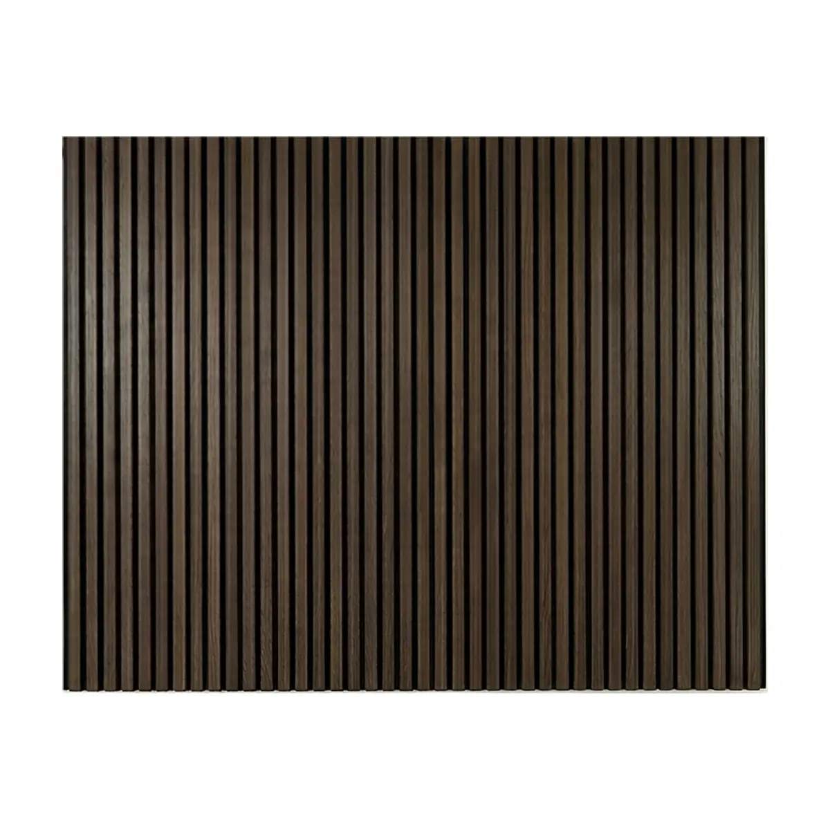 Listones de panel decorativo color marrón oscuro LMC (10 U)