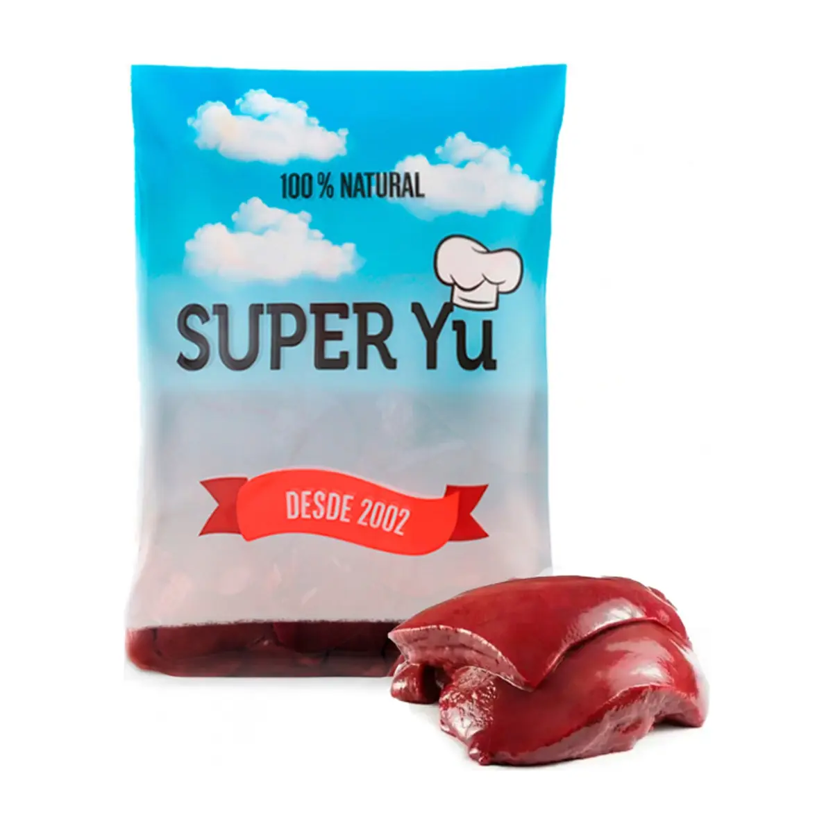 Bistec de hígado de res Super Yu (1 kg / 2.2 lb)