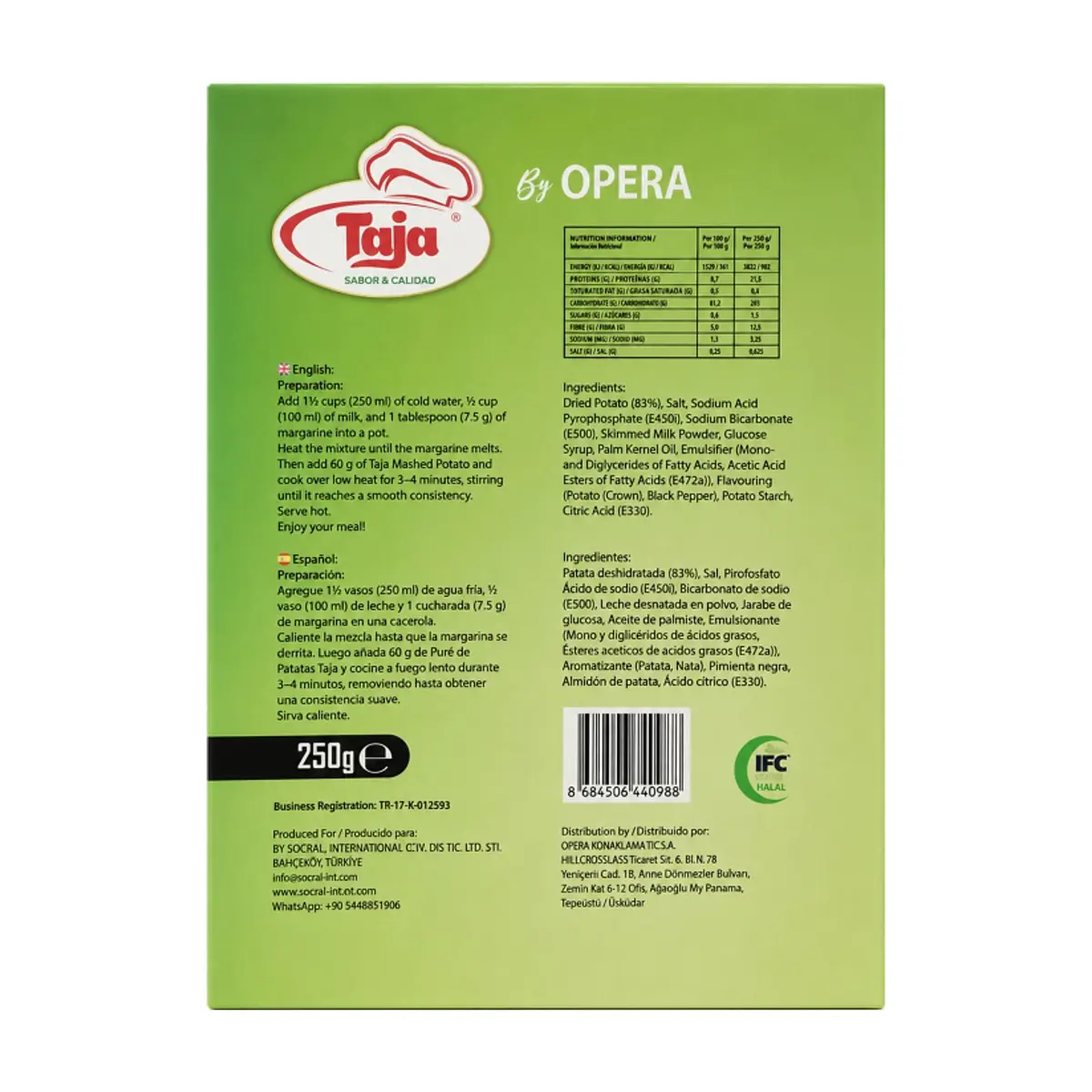 Puré de papas Taja (250 g / 8.82 oz) - Thumbnail 2