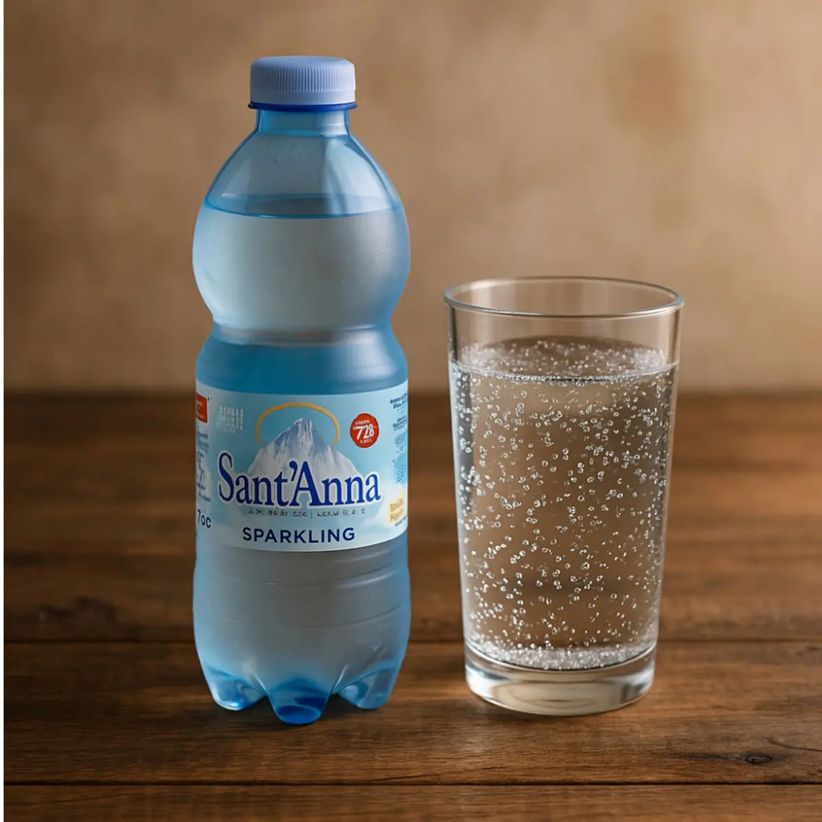 Agua mineral natural con gas Sant'Anna (500 ml) - Thumbnail 2