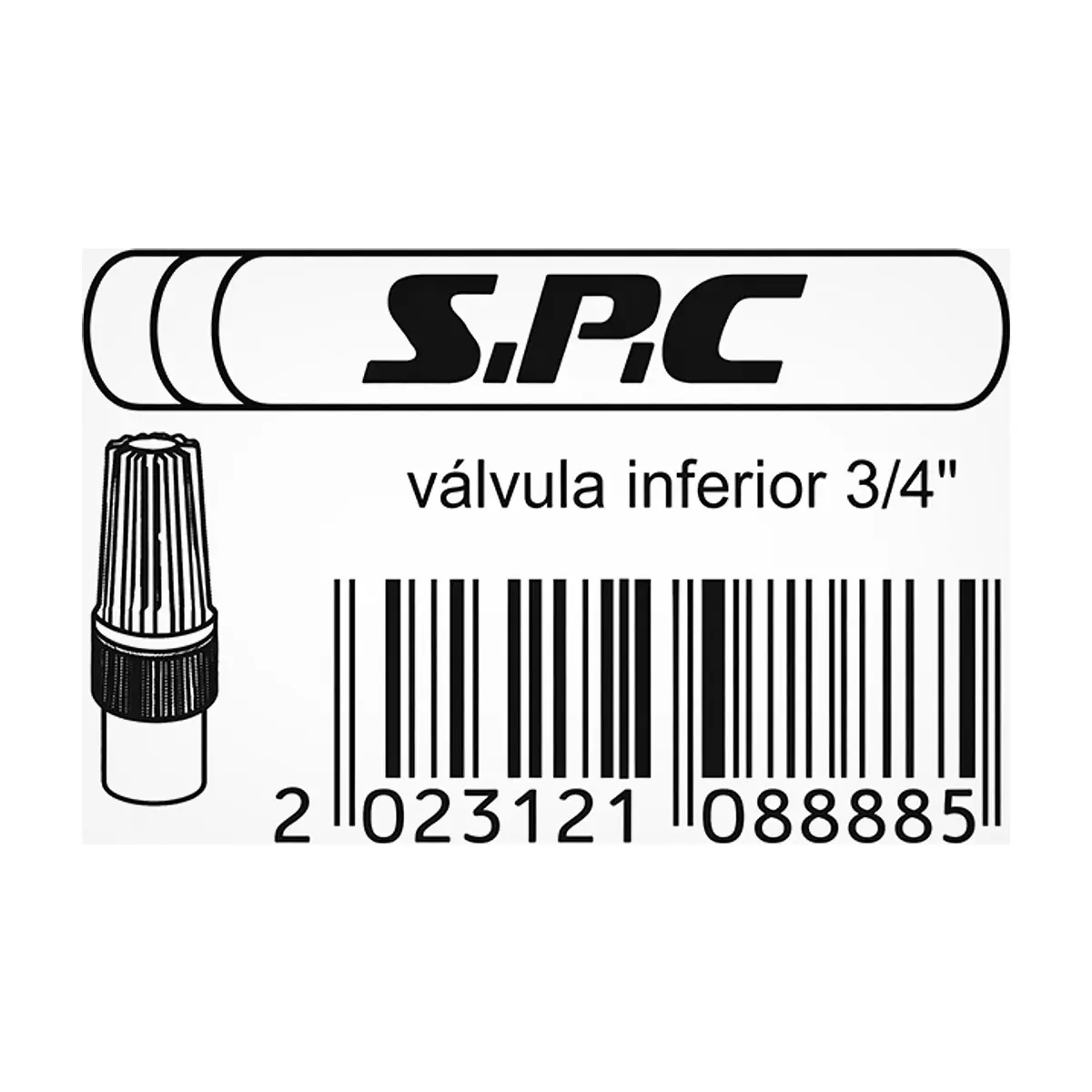 Válvula inferior -cheque- de bomba de pozo de 3/4" S.P.C - Thumbnail 4