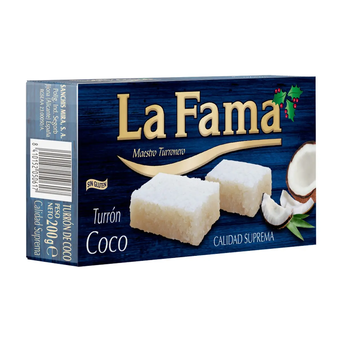 Turrón de coco La Fama (200 g / 7 oz) - Imagen 1