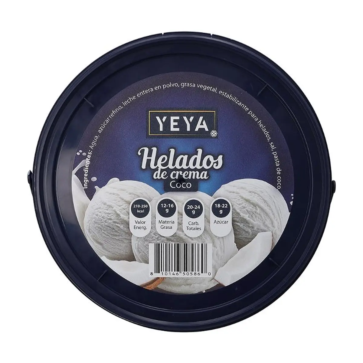 Helado de crema sabor a coco YEYA (4 L) - Thumbnail 6