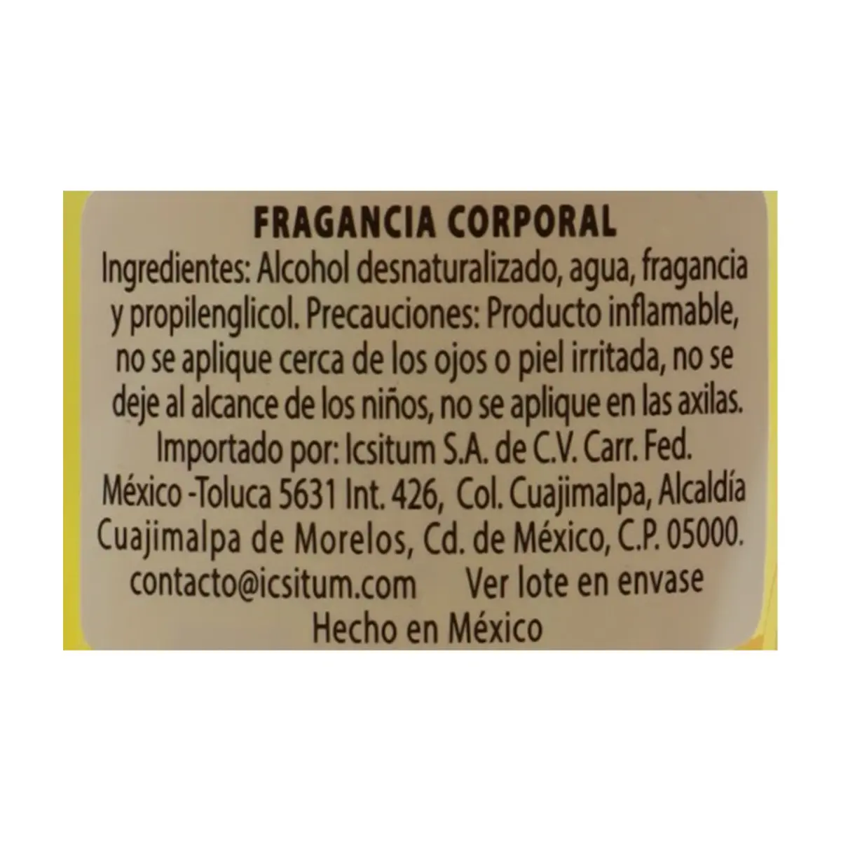 Spray corporal con fragancia para dama Body Fantasies Vanilla (50 ml / 1.7 fl.oz) - Thumbnail 6