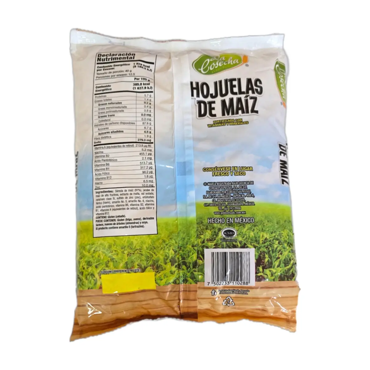 Cereal de hojuelas de maíz La Cosecha Golden Foods (500 g / 1.10 lb) - Thumbnail 2