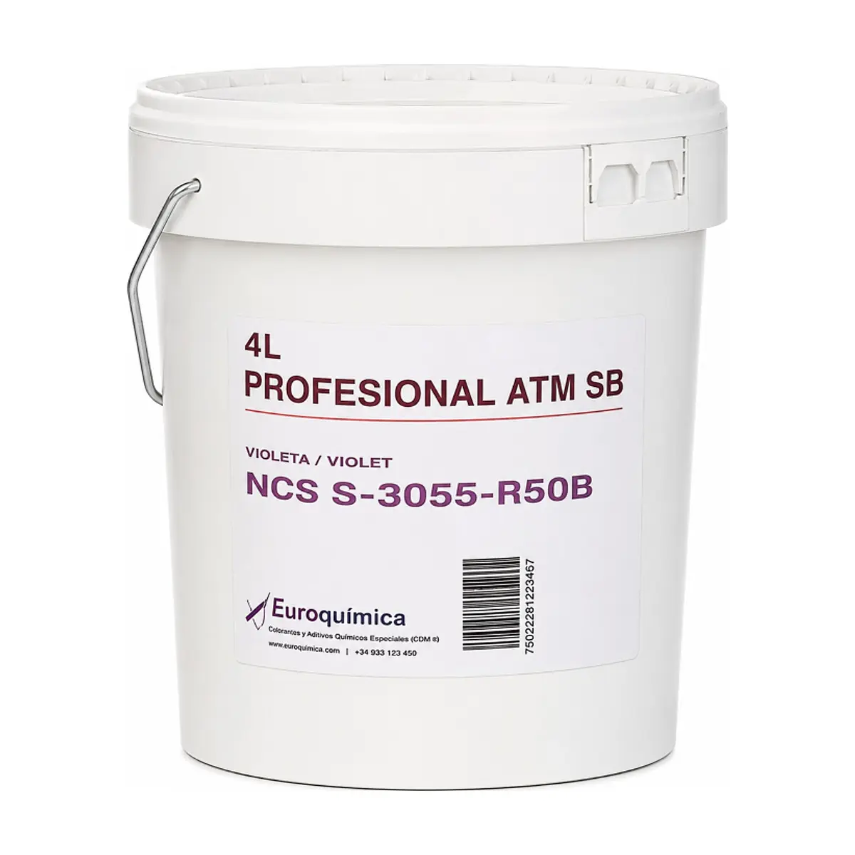Pintura profesional color violeta Euroquímica (4 L) - Thumbnail 2