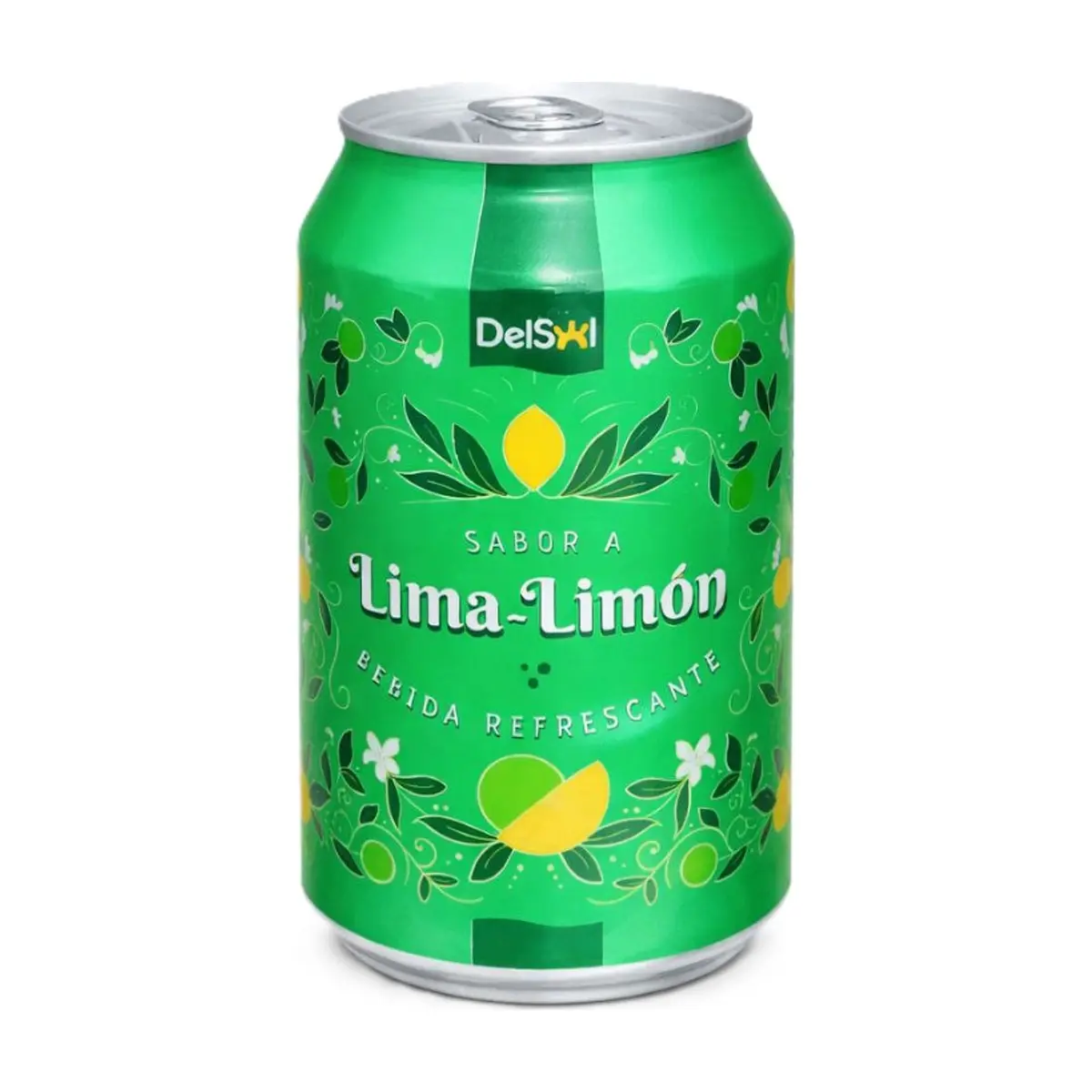 Bebida refrescante sabor a lima-limón Del Sol (330 ml) - Miniatura 1