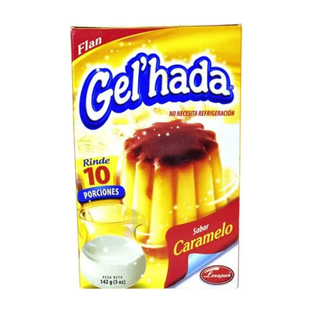 Flan sabor caramelo Gel´hada (142 g / 5 oz)