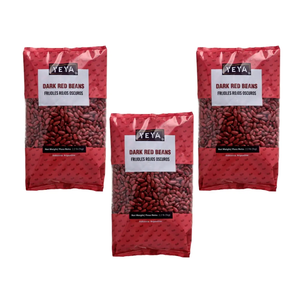 Yeya Red Beans (3 x 1 kg / 2.2 lb)