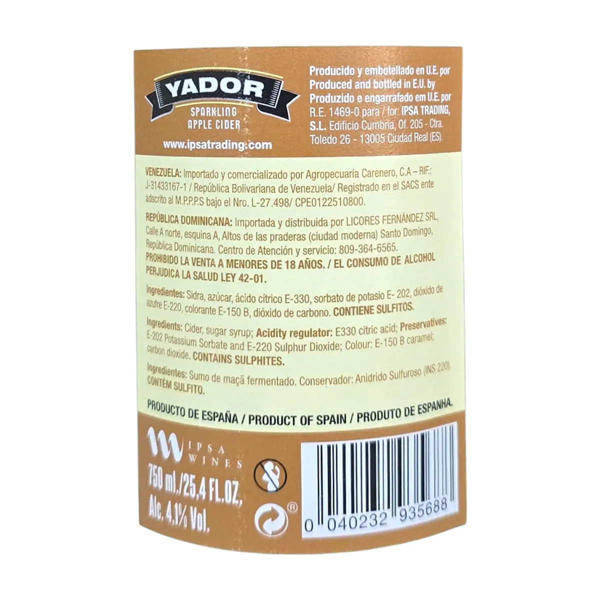 Sidra Yador (750 ml / 25.4 oz) - Thumbnail 3