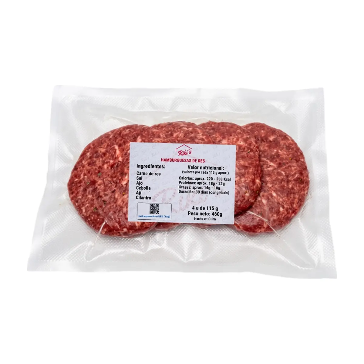 Hamburguesas de res Riki's (4 x 115 g / 4.05 oz) - Thumbnail 2