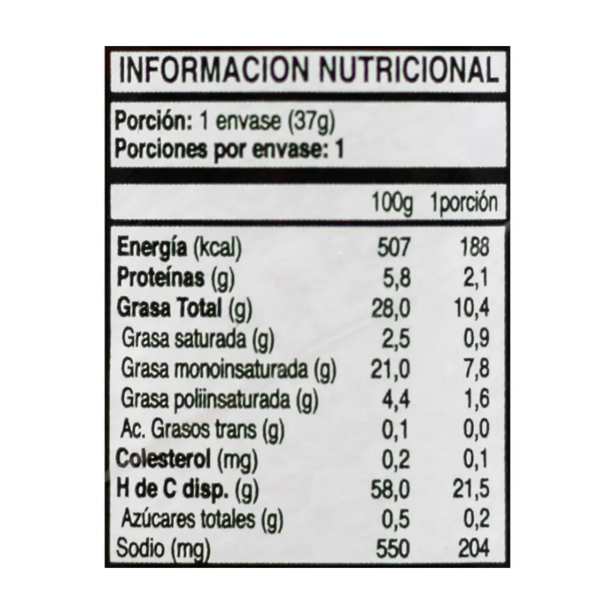 Papas fritas sabor crema cebolla Kryzpo (37 g / 1.3 oz) - Thumbnail 4