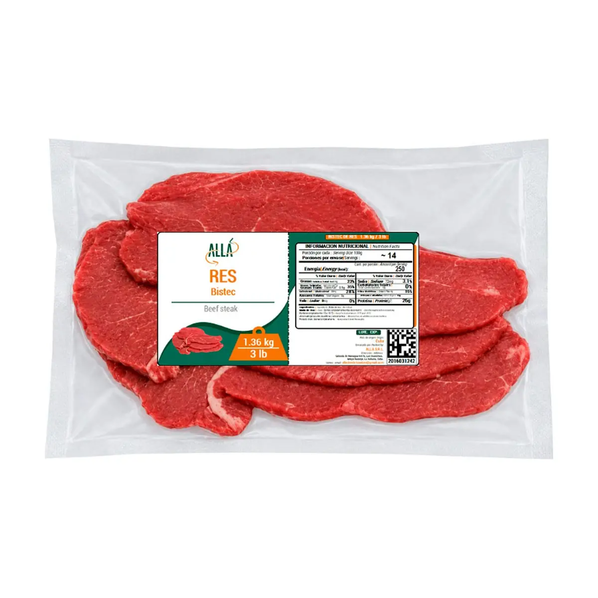 Bistec de res ALLÁ (1.36 kg / 3 lb) - Thumbnail 2