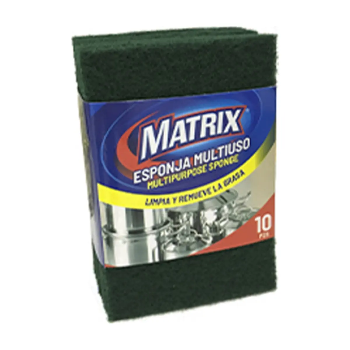Set de esponjas de fibra multiuso Matrix (10 U)