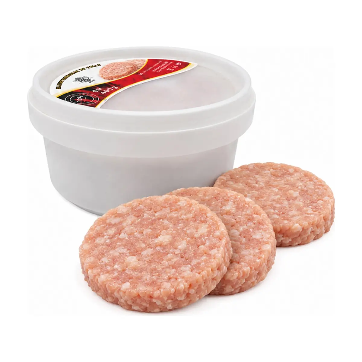 Hamburguesas de pollo Y&D Ricos (400 g / 14.11 oz) - Thumbnail 2