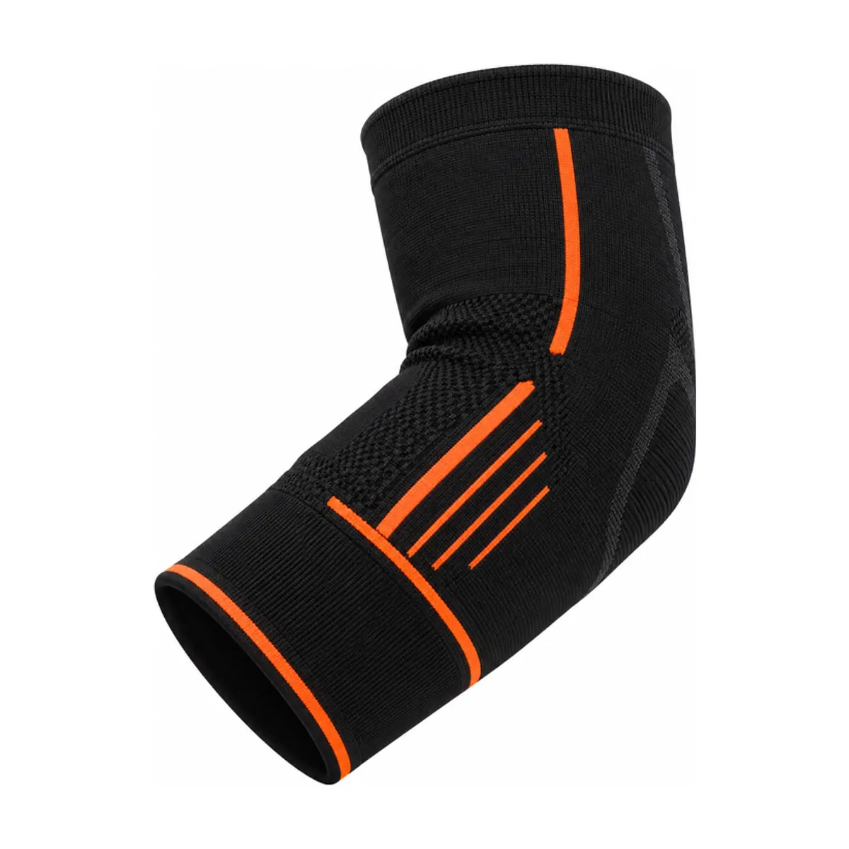 Codera de compresión de nailon elástico color negro y naranja P53 (Talla: M) - Imagen 1