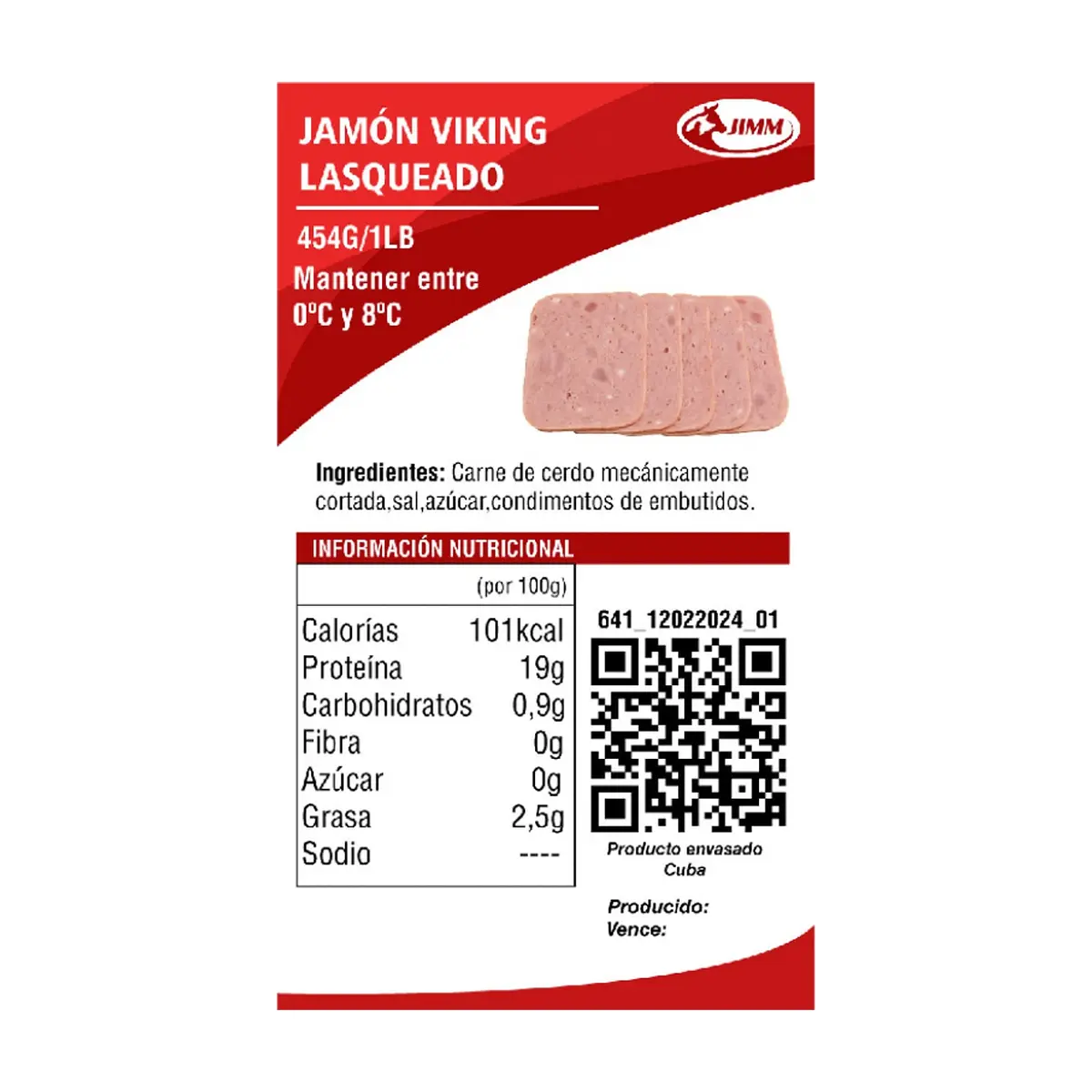 Jamón viking lasqueado Jimm (454 g / 1 lb) - Miniatura 3