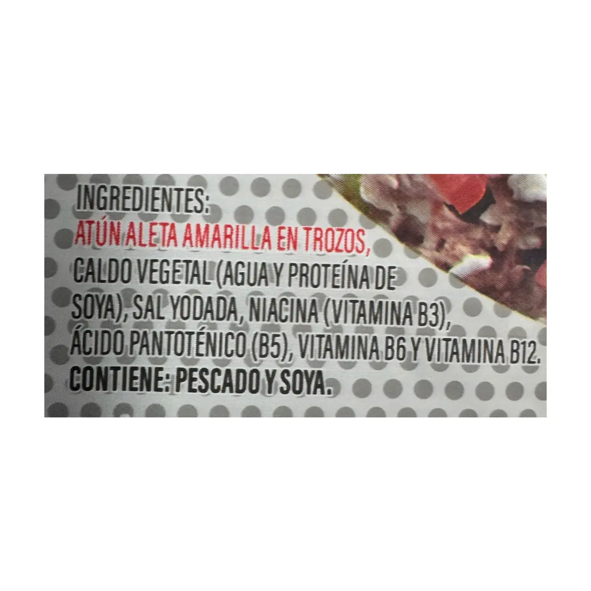 Atún aleta amarilla en trozos de agua fortificado con vitaminas del complejo B Dolores (74 g / 2.61 oz) - Miniatura 3