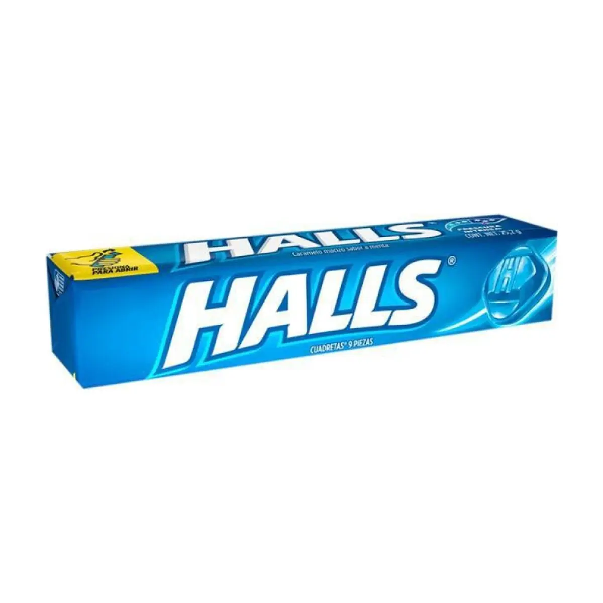Caramelo macizo sabor a menta Halls (25.2 g / 0.89 oz)