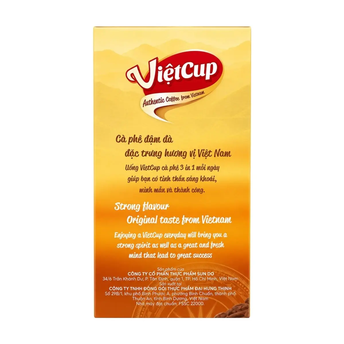 Café auténtico de Vietnam 3 en 1 VietCup (288 g / 10.15 oz) - Miniatura 3