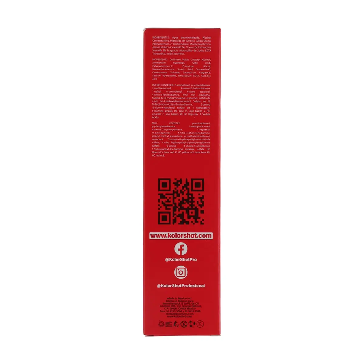 Tinte en crema rubio claro cobrizo irizado 8.42 Kolor Shot (90 g / 3.17 oz) - Miniatura 4