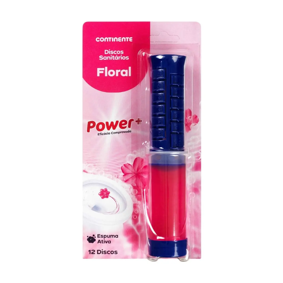Discos sanitarios Power+ Floral Continente (12 U)