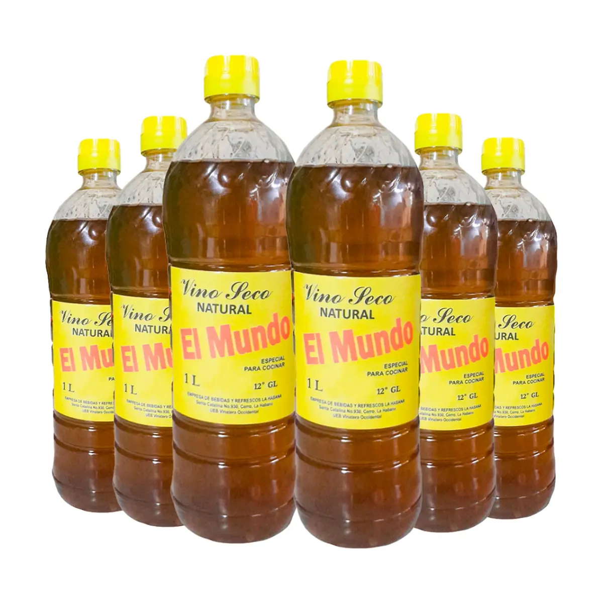 Vino seco natural El Mundo (6 x 1 L)