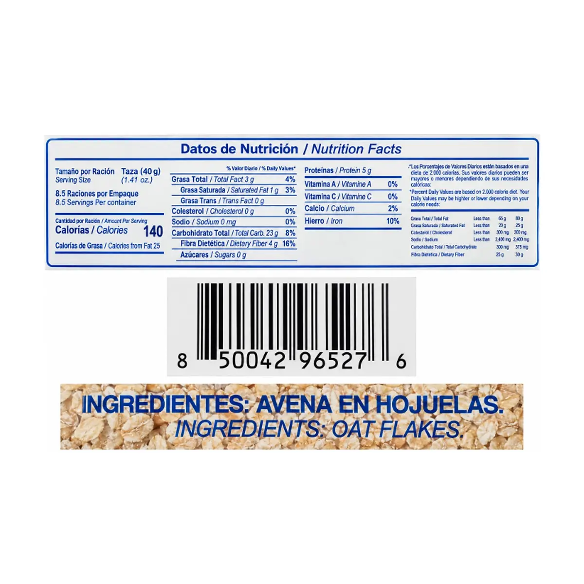 Avena en hojuelas Del Campo (454 g / 1 lb) - Thumbnail 6