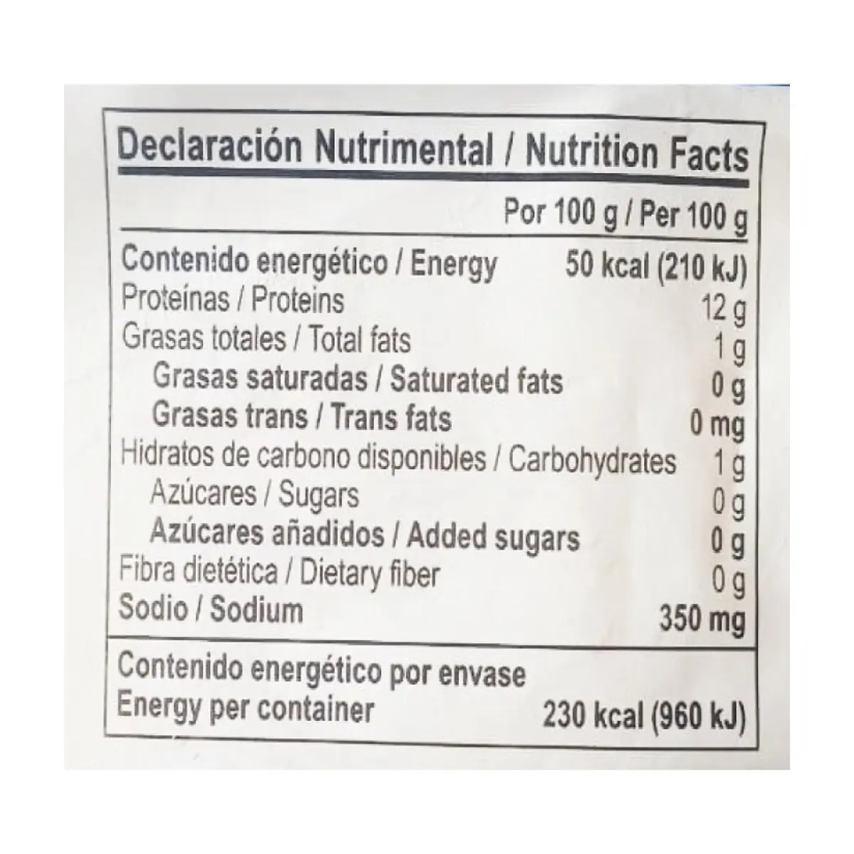 Tubo de calamar vima foods (454 g / 1 lb) - Thumbnail 3