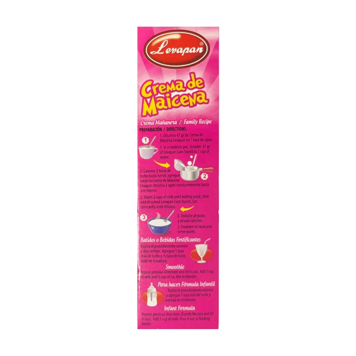 Crema de maicena sabor fresa Levapan (47 g / 1.65 oz) - Thumbnail 7