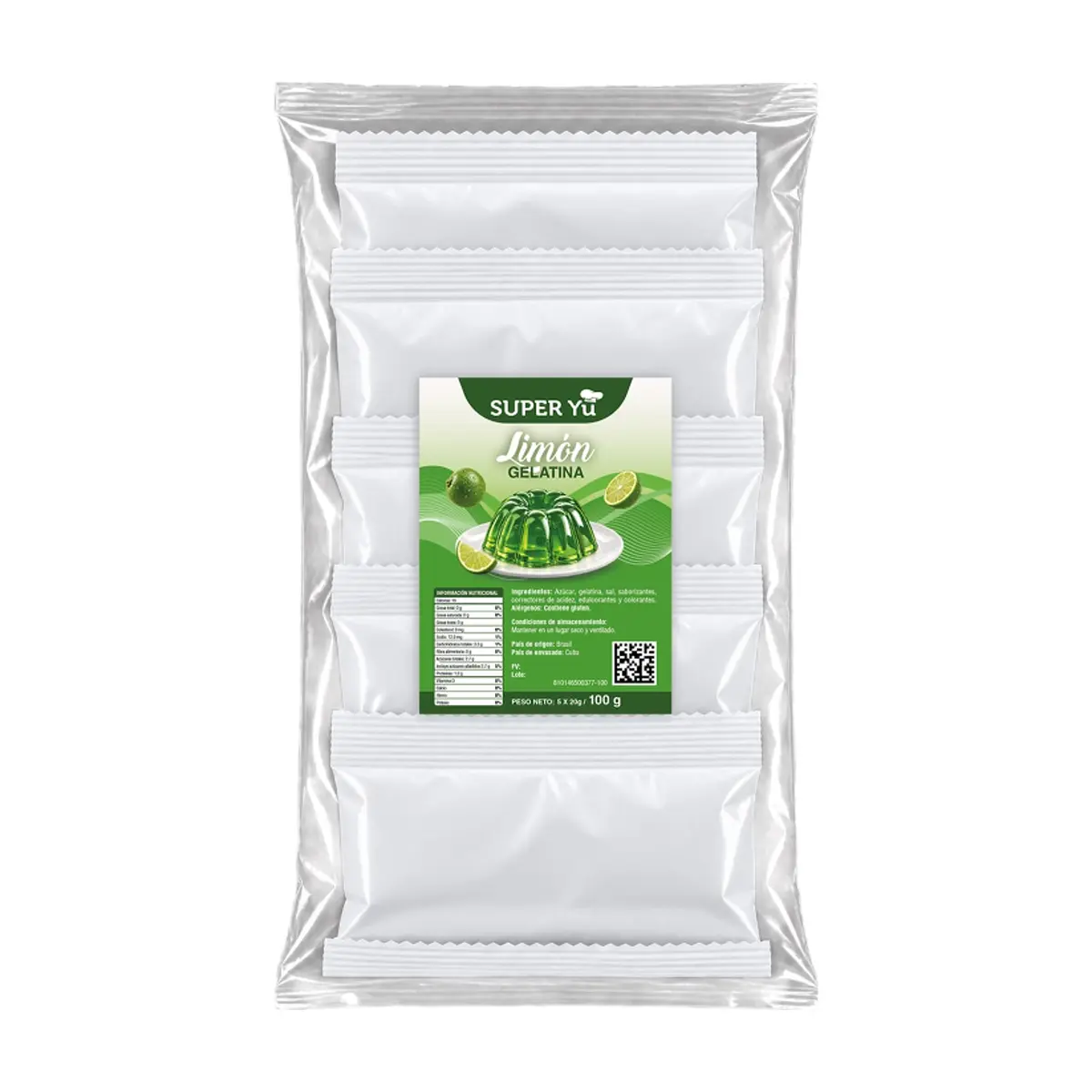 Gelatina de limón super Yu (100 g / 3.53 oz)