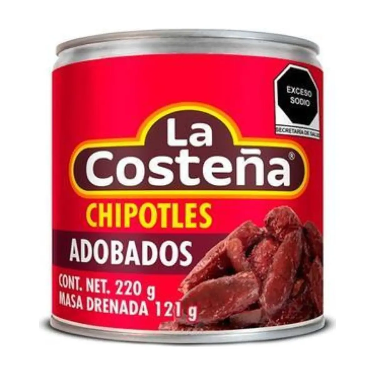 Chipotles Adobados (220g) LA COSTEÑA