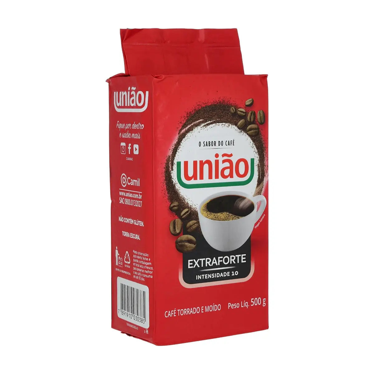 Café tostado y molido extra fuerte União (3 x 500 g / 1.1 lb) - Thumbnail 2