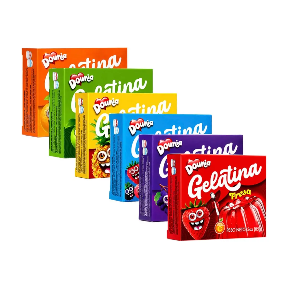 Gelatina seis sabores variados - Miniatura 1