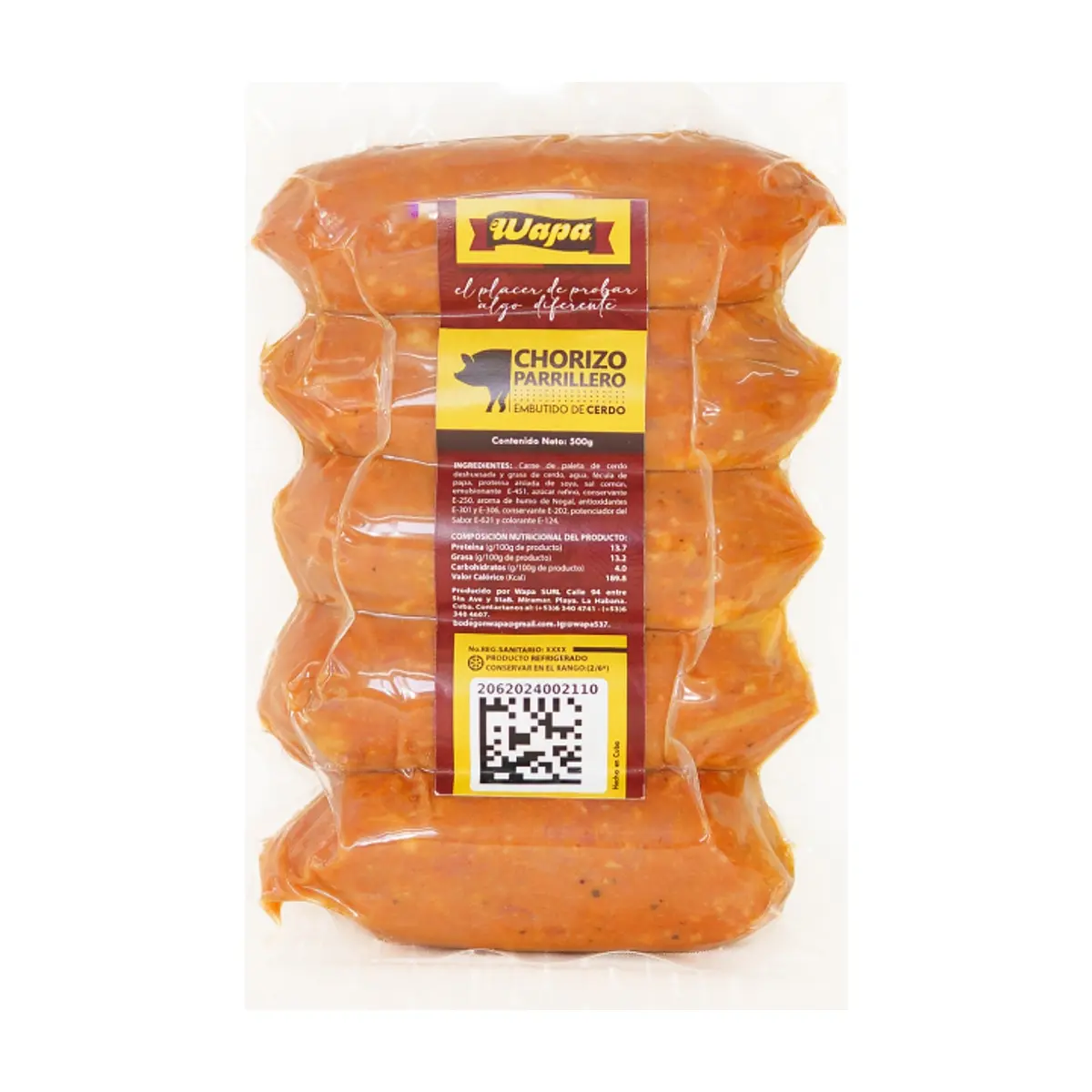Chorizo parrillero Wapa (500 g / 1.1 lb) - Thumbnail 6