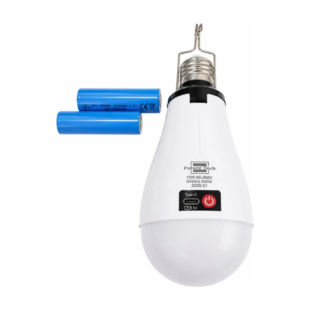 Bombillo Led recargable 15 W Future Tech - Miniatura 4