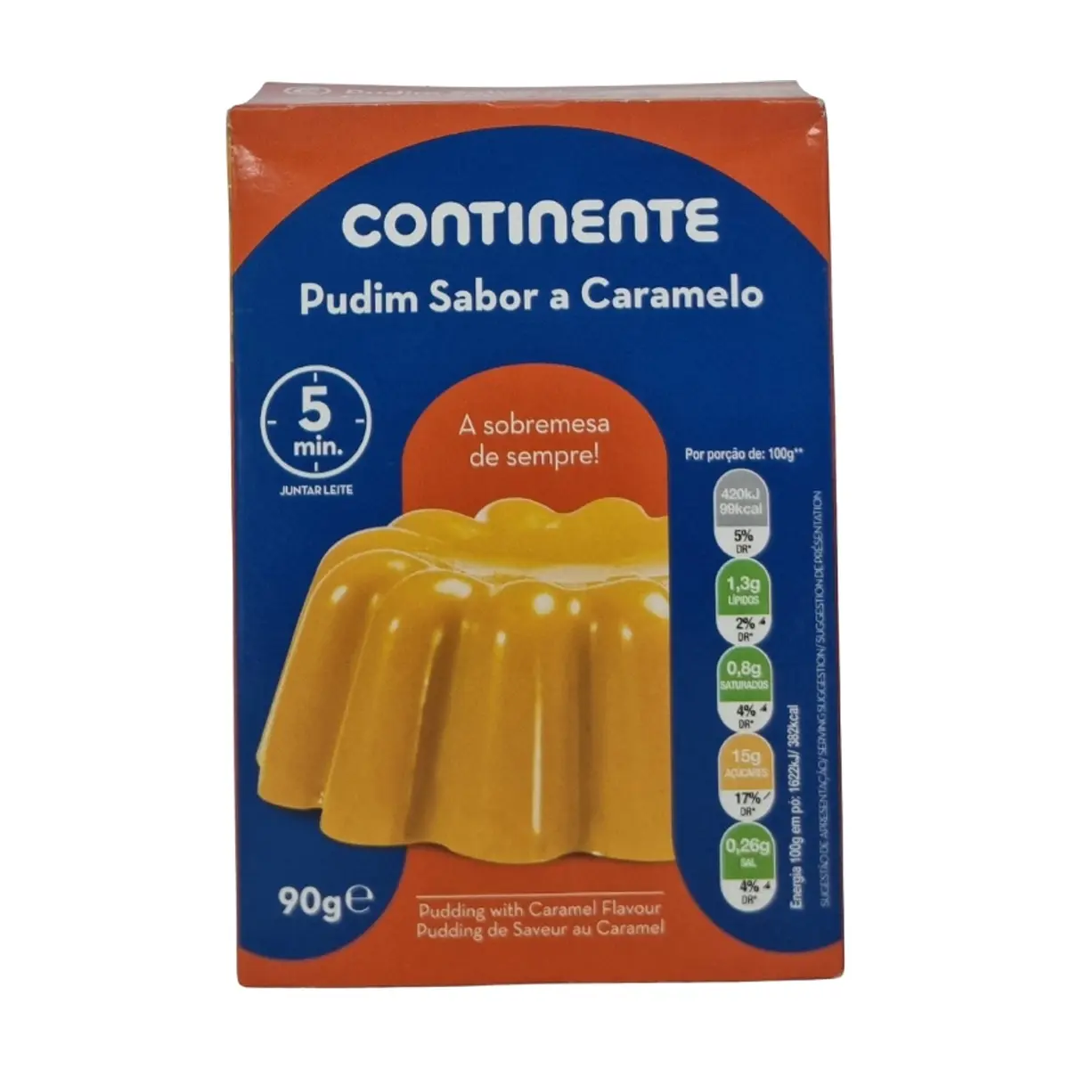 Pudín de caramelo Continente (90 g / 3.17 oz) - Miniatura 1