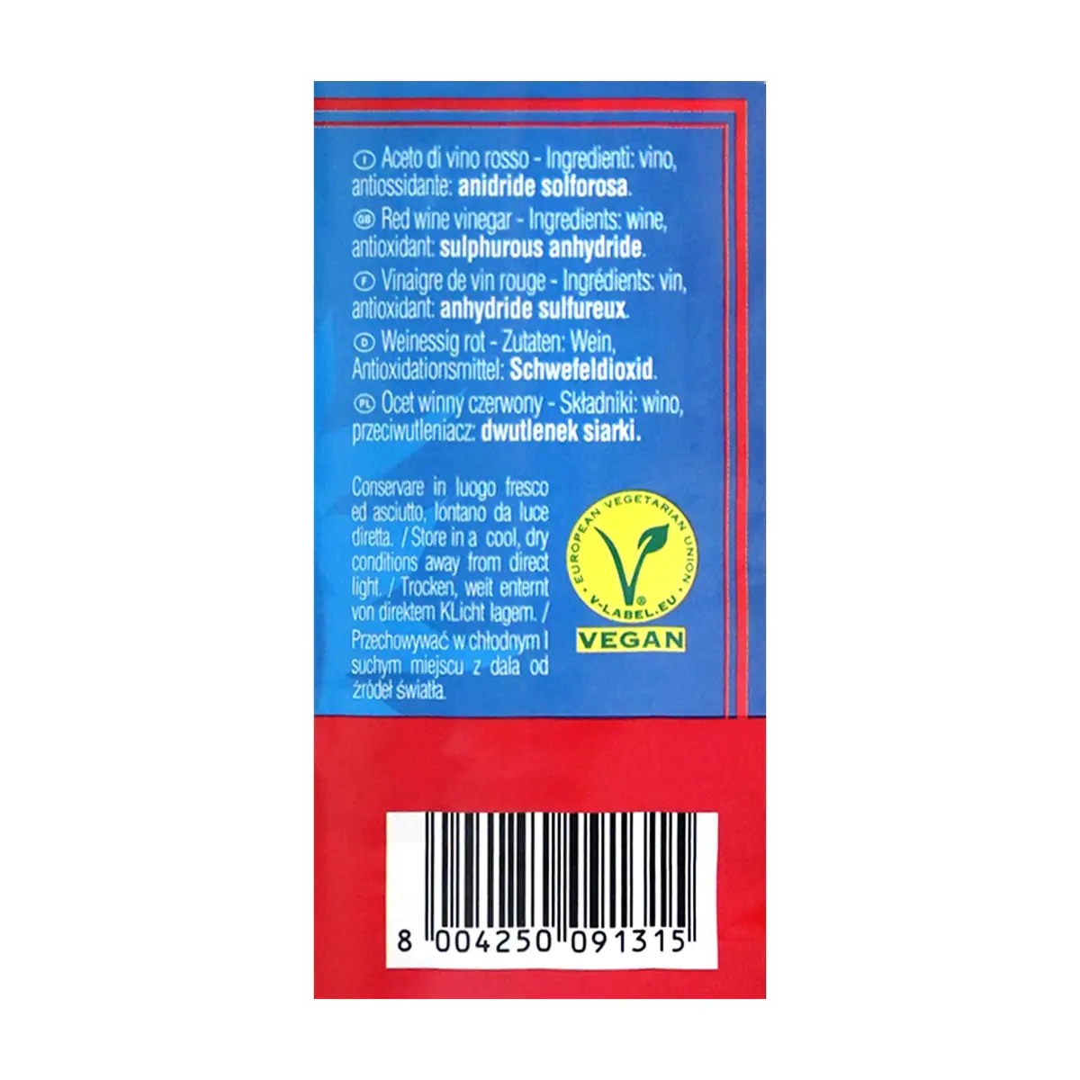 Vinagre de vino tinto Varvello (1 L) - Thumbnail 4