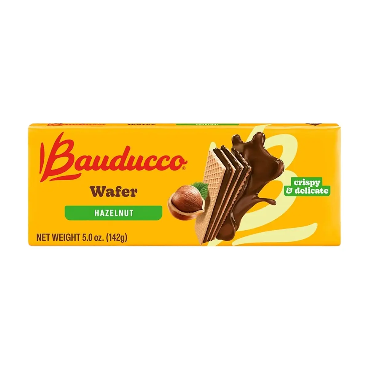 Sorbetos rellenos con crema sabor chocolate con avellanas Bauducco (142 g / 5 oz)
