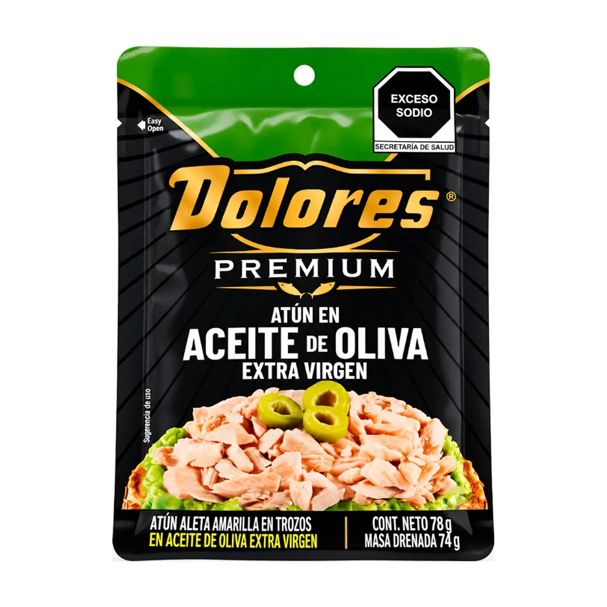 Atún en aceite de oliva extra virgen Dolores (78 g / 2.75 oz)