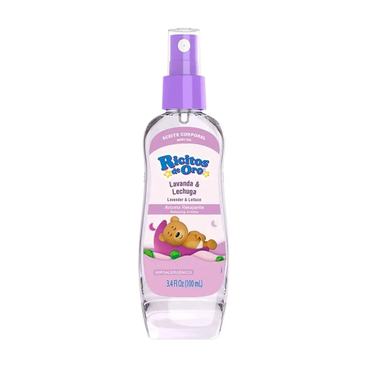 Aceite corporal para bebé lavanda y lechuga Ricitos de Oro (100 ml) - Thumbnail 3