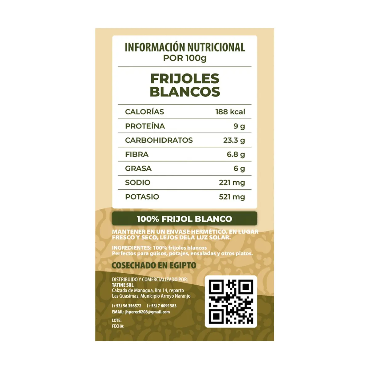 Frijoles blancos Campo Vivo (500 g / 1.1 lb) - Thumbnail 2