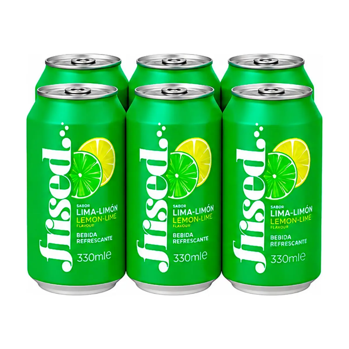 Refresco de lima-limón Frised (6 x 330 ml)
