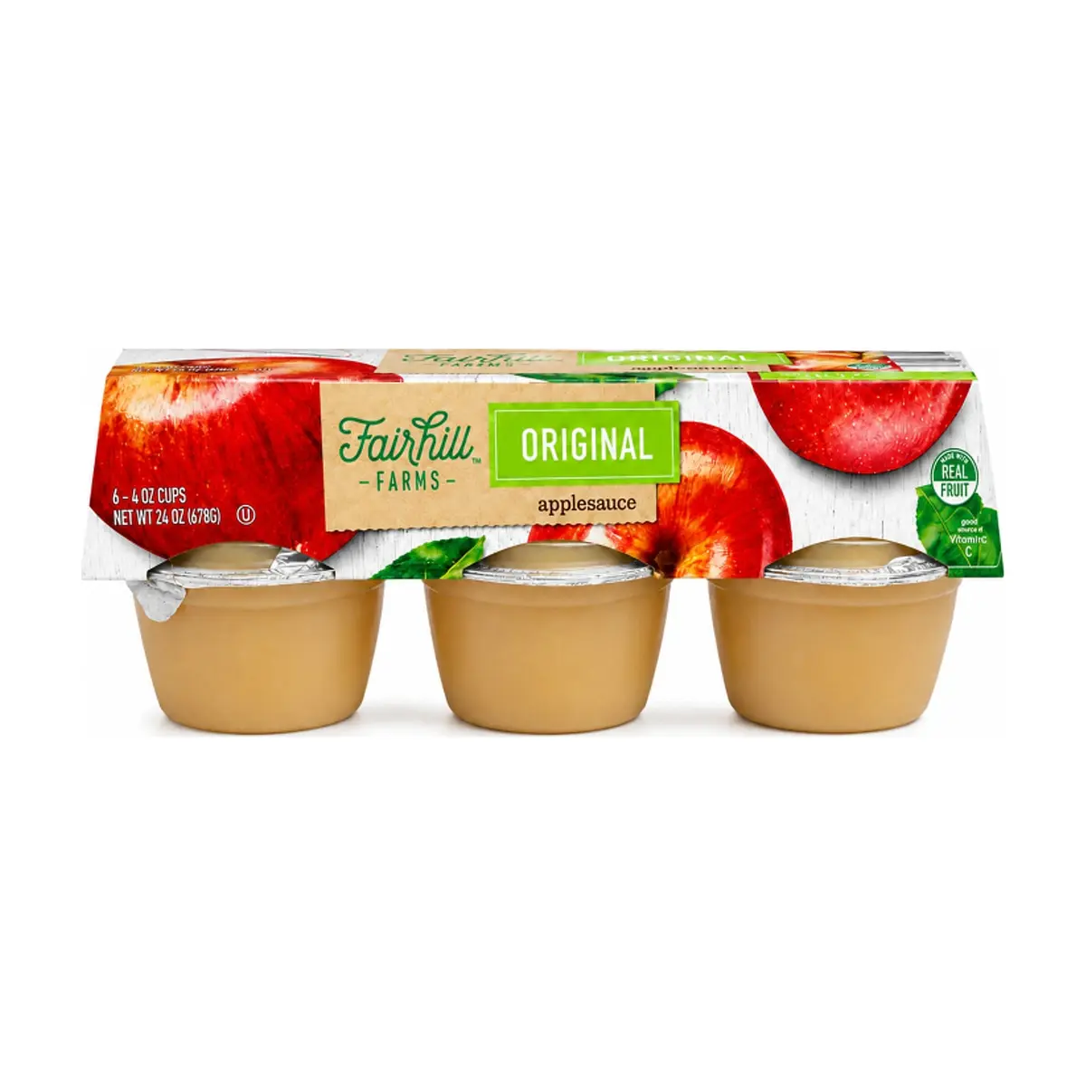 Compota de manzana Original Fair Hill Farms (6 x 113 g / 4 oz)