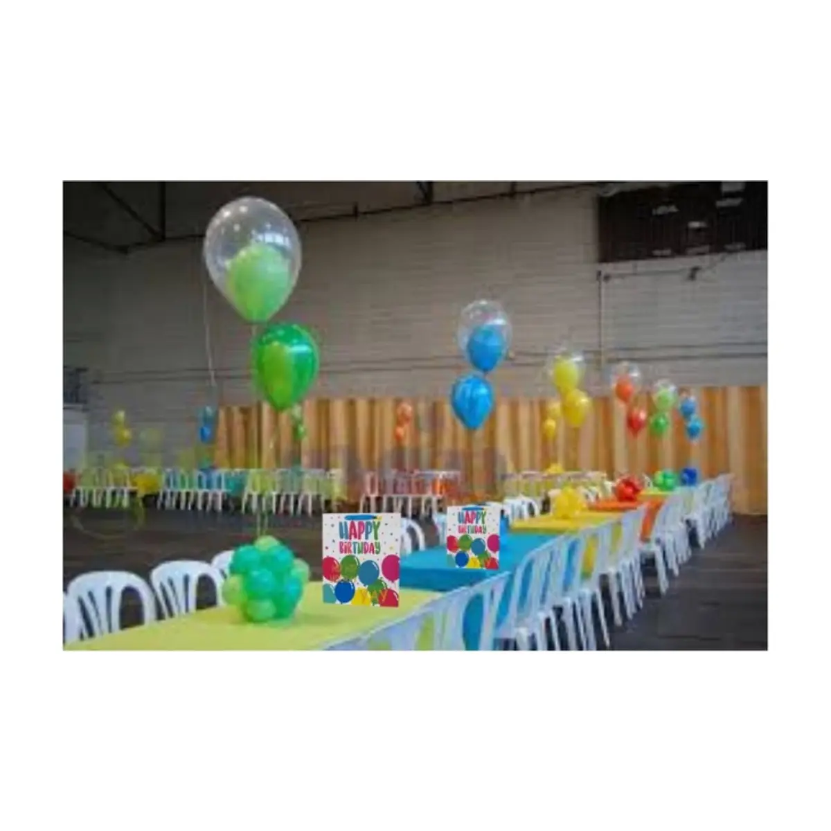 Bolsa de regalo grande con diseño de globos - Thumbnail 4