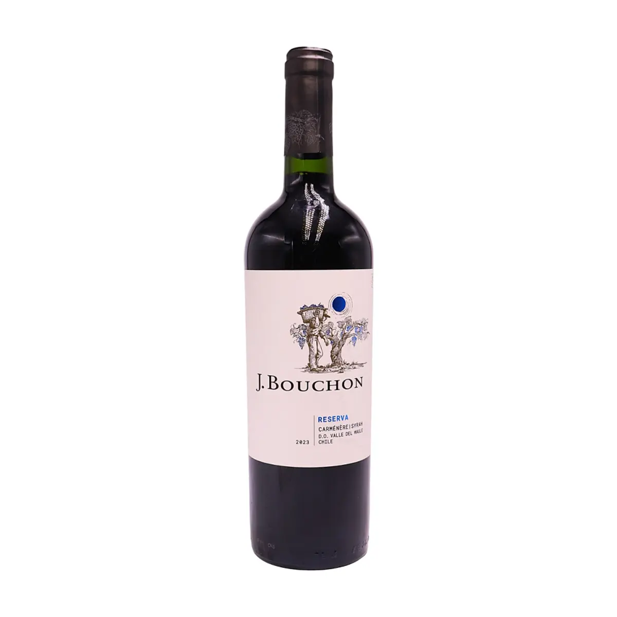Vino tinto Reserva Carménère - Syrah J. Bouchon (750 ml)