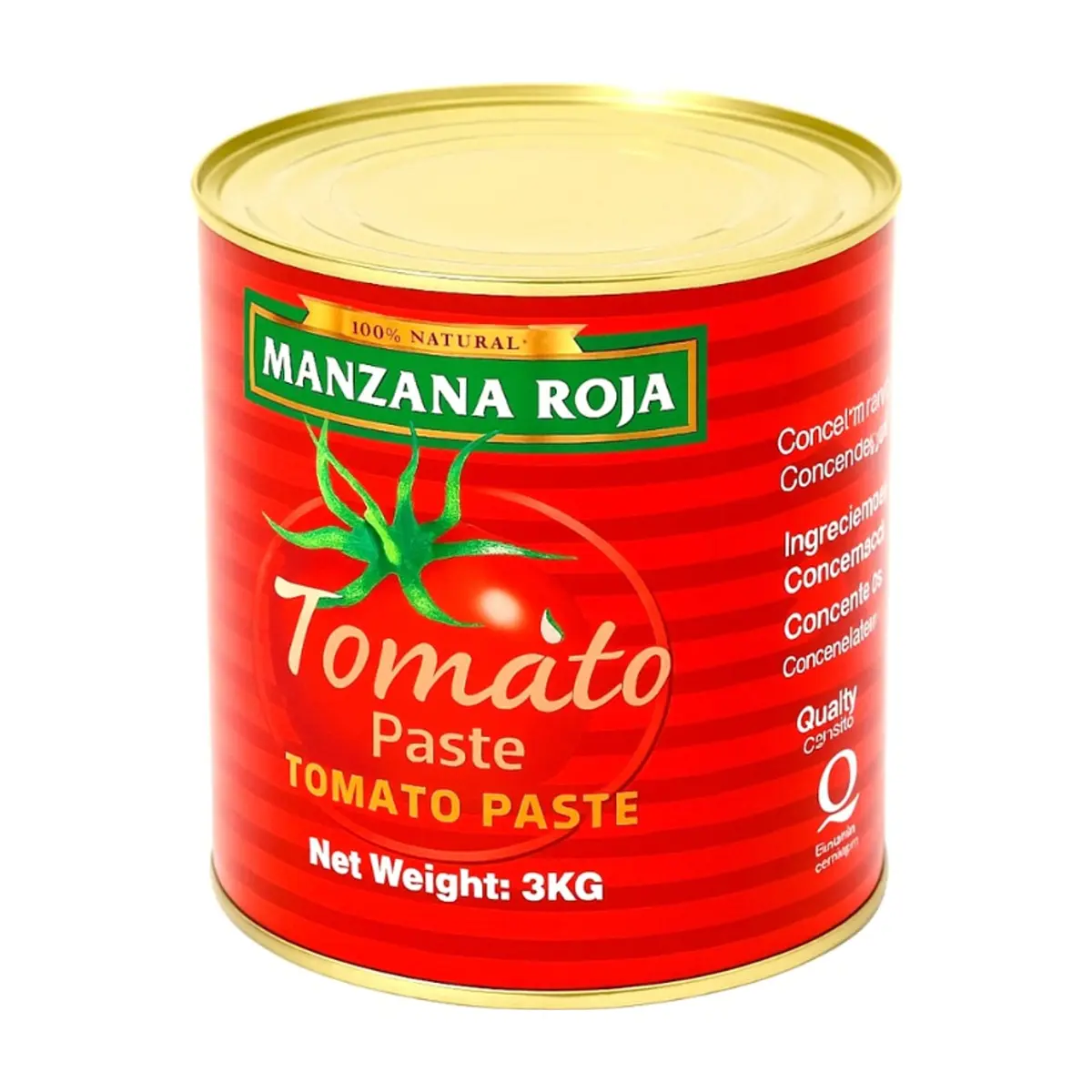 Pasta de tomate Mansana Roja (3 kg / 6.6 lb)