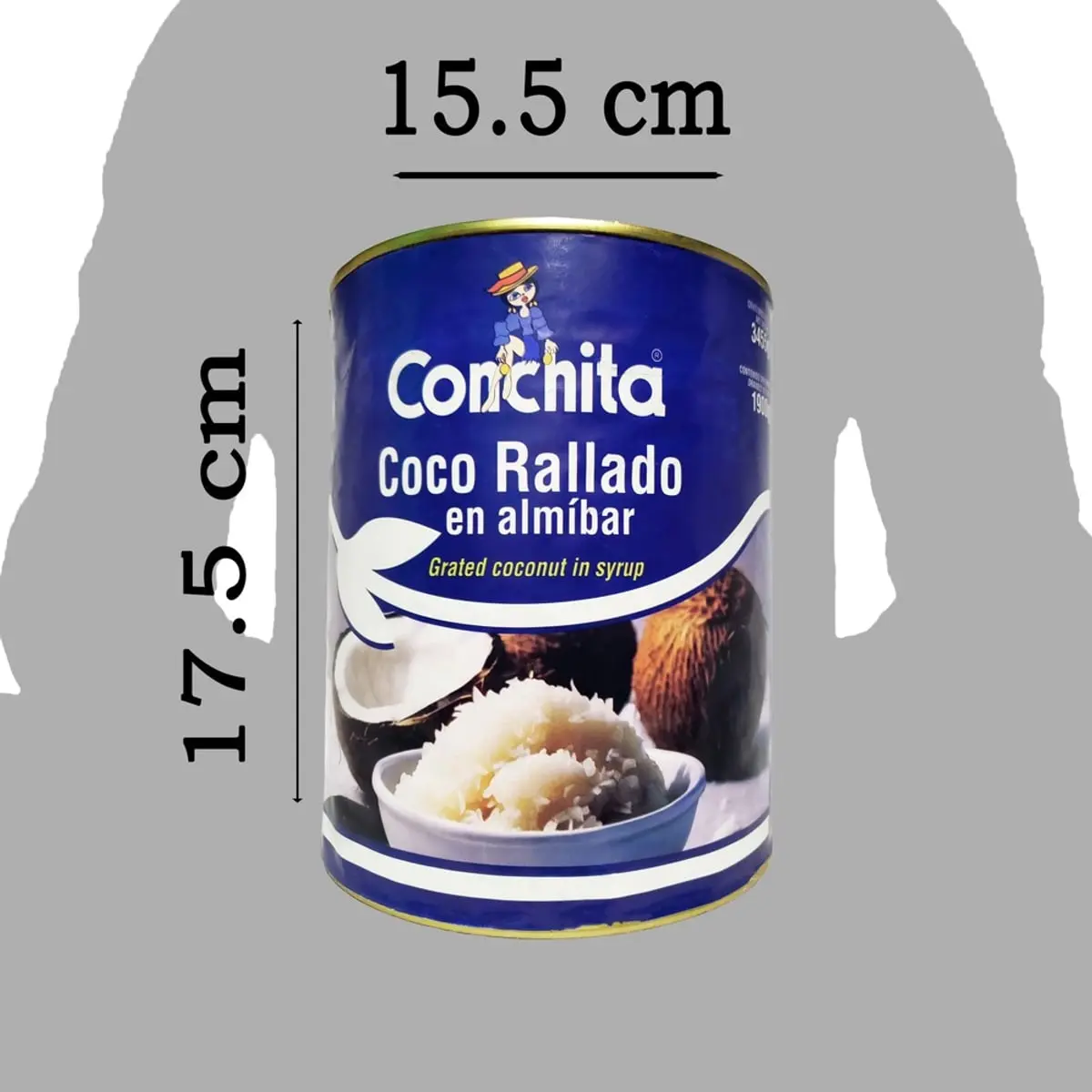 Coco rallado en almíbar Conchita (3.45 kg / 7.61 lb) - Thumbnail 5