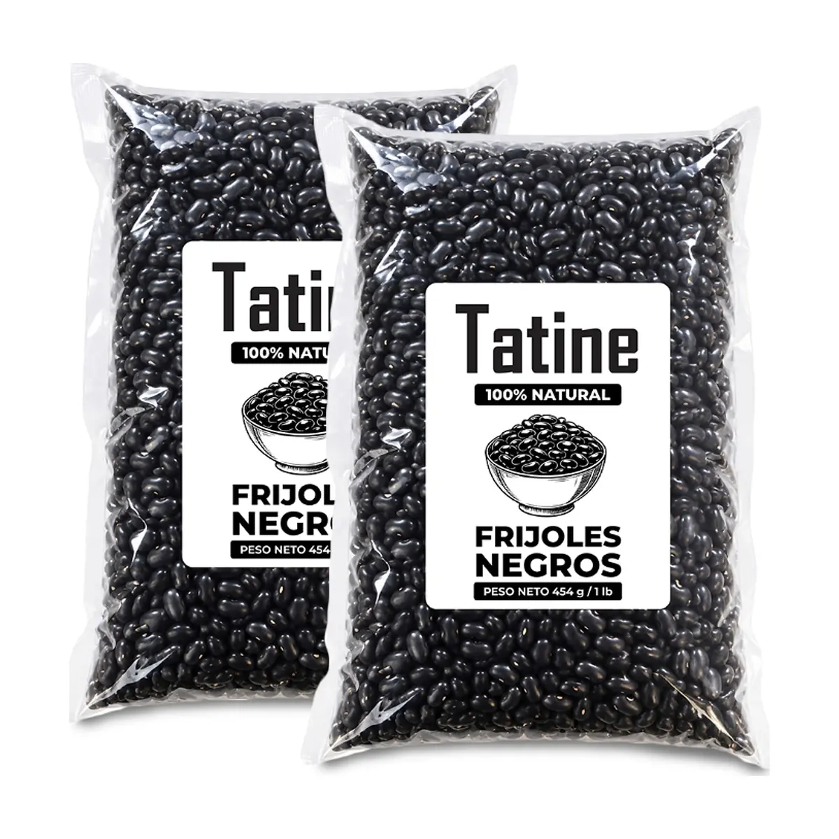 Frijoles negros Tatine (2 x 454 g / 1 lb)